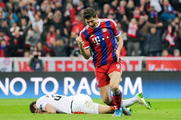 Robert Lewandowski Bayern Munich celebration