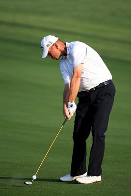 Thomas Bjorn Denmark Dubai Desert Classic 2014