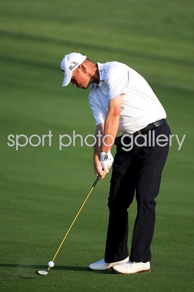 Thomas Bjorn Denmark Dubai Desert Classic 2014