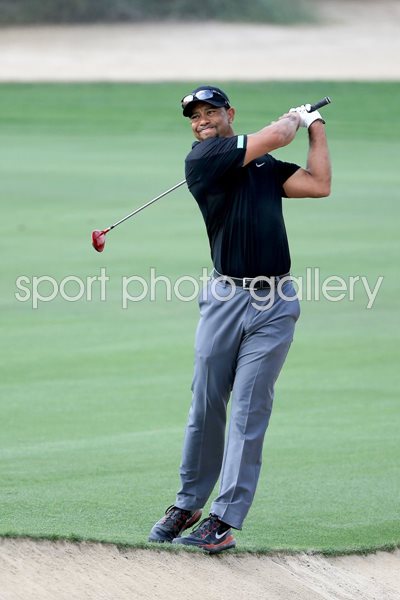 Tiger Woods Dubai Desert Classic 2014