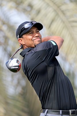 Tiger Woods Dubai Desert Classic 2014