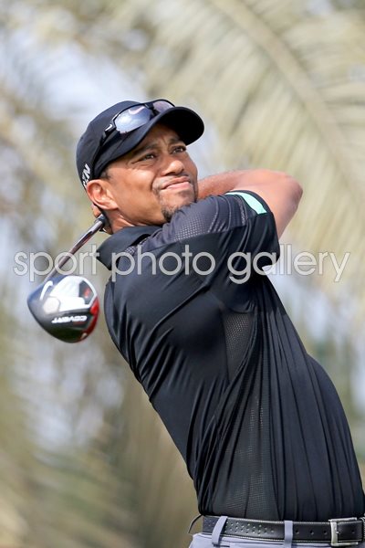 Tiger Woods Dubai Desert Classic 2014