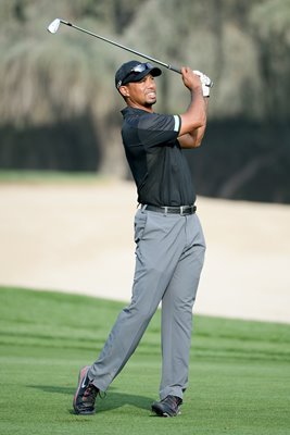 Tiger Woods Dubai Desert Classic Emirates Club 2014