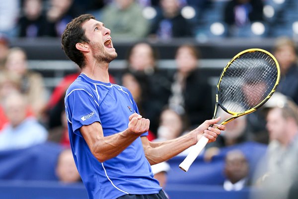 James Ward GB beats Sam Querrey USA Davis Cup 2014