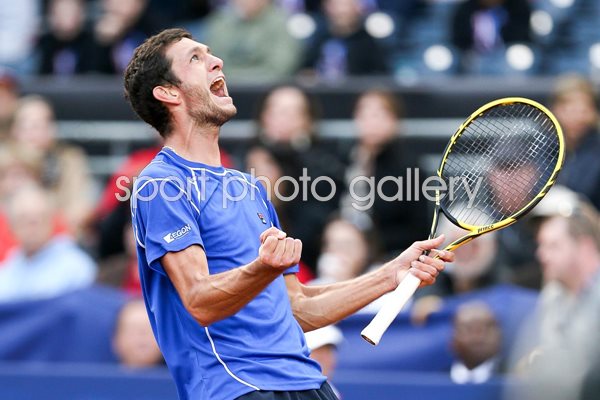 James Ward GB beats Sam Querrey USA Davis Cup 2014