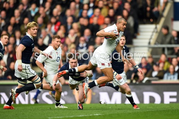 Jonathan Joseph England v Scotland Twickenham 2015