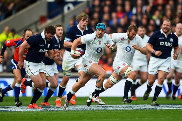 Jack Nowell England v Scotland Twickenham 2015