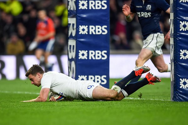 George Ford England v Scotland Twickenham 2015