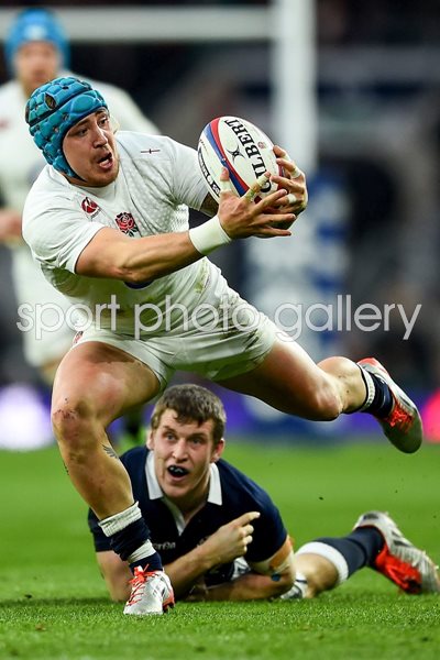 Jack Nowell England v Scotland Twickenham 2015