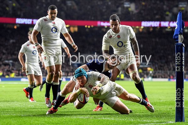 Jack Nowell England v Scotland Twickenham 2015