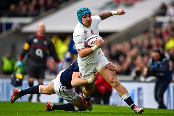 Jack Nowell England v Scotland Twickenham 2015