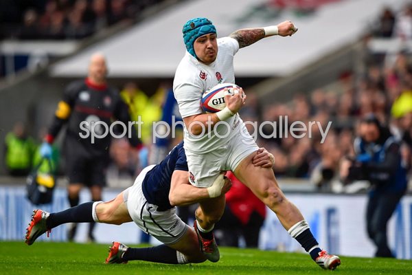 Jack Nowell England v Scotland Twickenham 2015