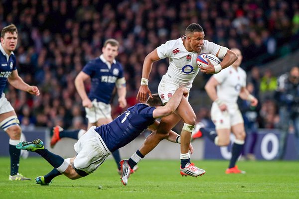 Anthony Watson England v Scotland Twickenham 2015