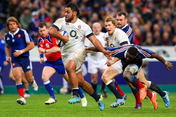 Billy Vunipola England v France Paris 2014