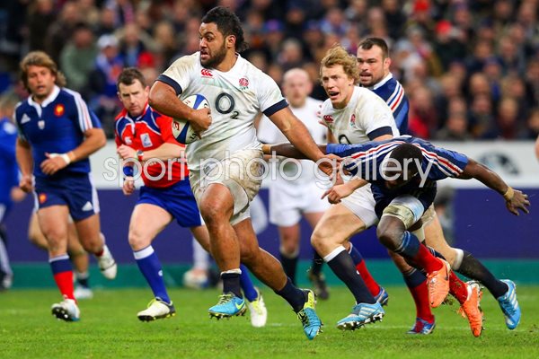 Billy Vunipola England v France Paris 2014