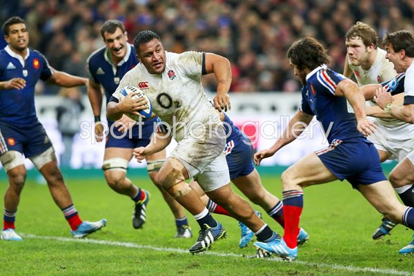 Mako Vunipola England v France Paris 6 Nations 2014
