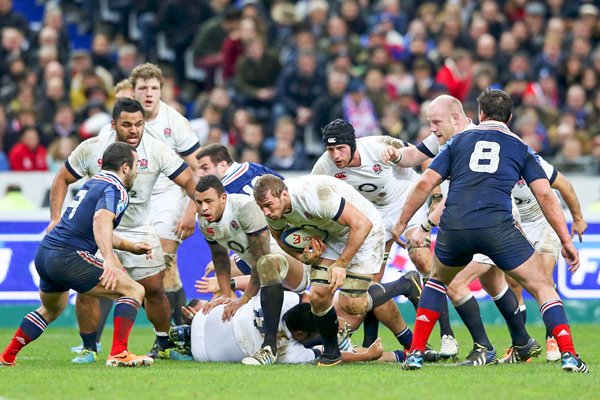 Chris Robshaw England v France Paris Six Nations 2014