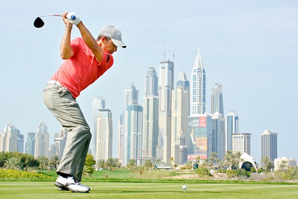 Pablo Larrazabal Dubai Desert Classic 2014