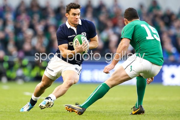 Max Jones Scotland v Ireland Six Nations 2014