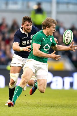 Andrew Trimble Ireland v Scotland Dublin Six Nations 2014