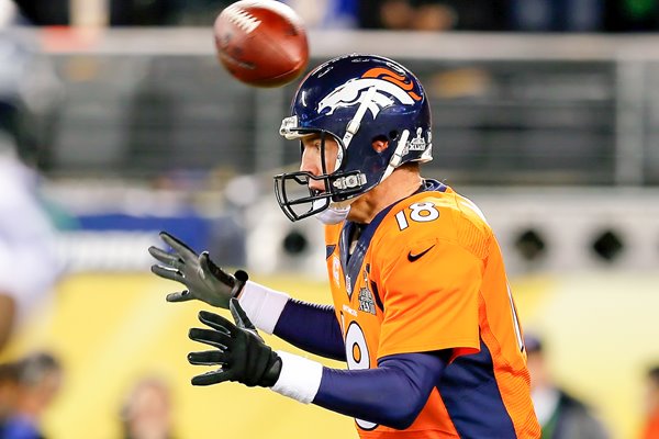 Peyton Manning Denver Broncos Saftey error Super Bowl 2014