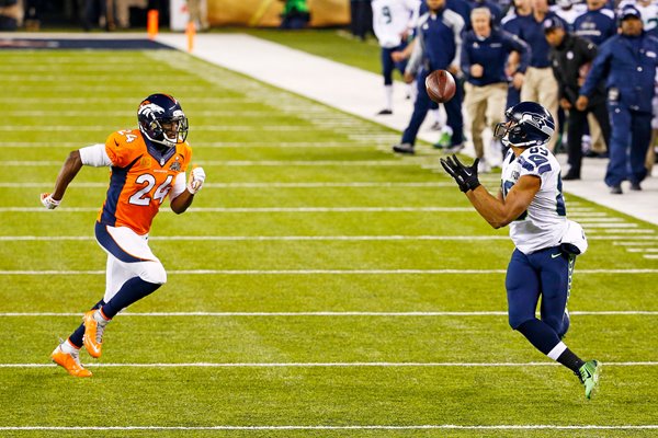 Doug Baldwin Seattle Seahawks v Broncos Super Bowl 2014