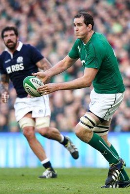 Devin Toner Ireland v Italy Six Nations Dublin 2014