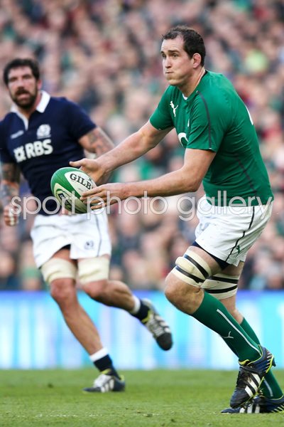 Devin Toner Ireland v Italy Six Nations Dublin 2014