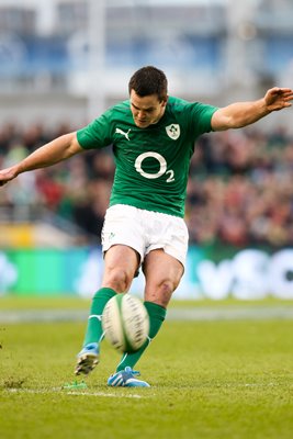 Jonathan Sexton Ireland v Wales Six Nations Dublin 2014