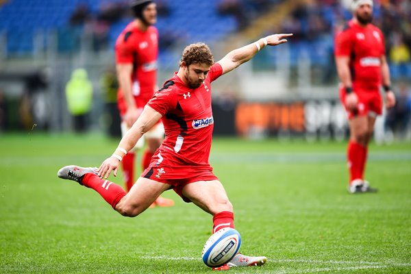 Leigh Halfpenny Wales v Italy Six Nations 2015