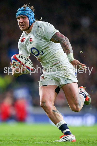 Jack Nowell try England v France 6 Nations Twickenham 2015