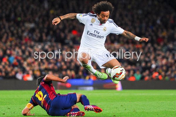 Marcelo Real Madrid v Barcelona 2015