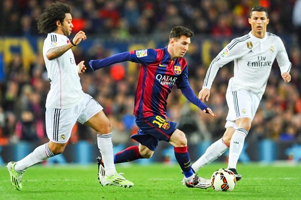 Lionel Messi Barcelona v Real Madrid 2015