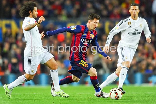 Lionel Messi Barcelona v Real Madrid 2015