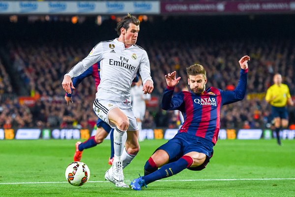 Gareth Bale Real Madrid v Barcelona 2015