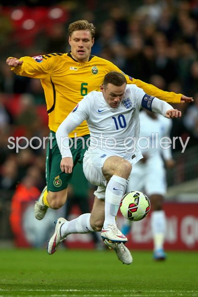 Wayne Rooney England v Lithuania 2015