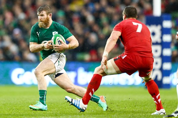 Gordon D'Arcy Ireland v Wales Six Nations Dublin 2014