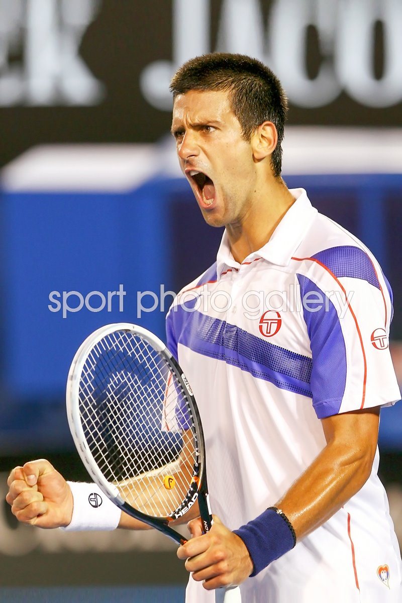 Gnide Tænke Af storm Australian Open 2011 Print | Tennis Posters | Novak Djokovic