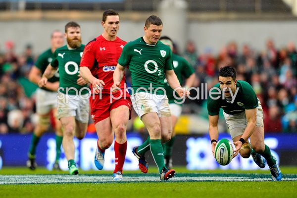 Conor Murray Ireland v Wales Dublin Six Nations 2014