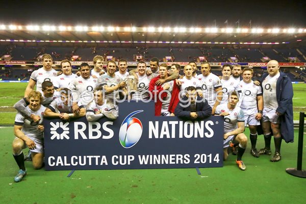 England Calcutta Cup Winners Murrayfield Six Nations 2014