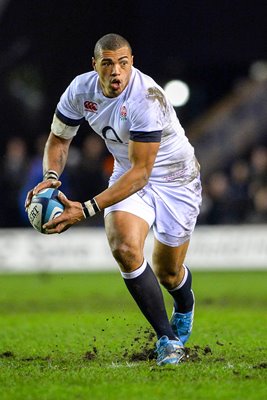 Luther Burrell England v Scotland Six Nations 2014