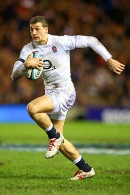 Jonny May England v Scotland Murrayfield 6 Nations 2014