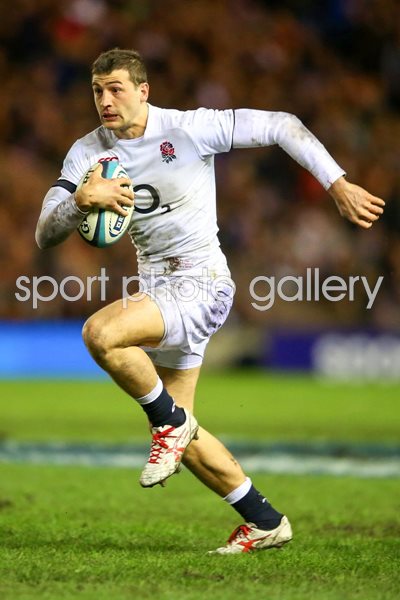 Jonny May England v Scotland Murrayfield 6 Nations 2014