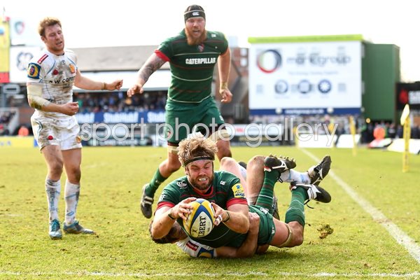 Geoff Parling Leicester Tigers v Exeter 2015