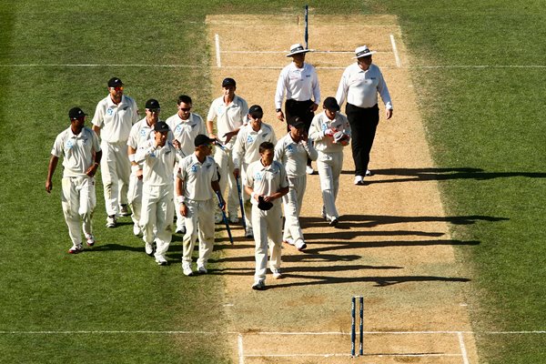 New Zealand beat India First Test Auckland 2014