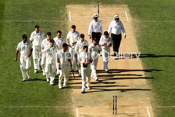 New Zealand beat India First Test Auckland 2014