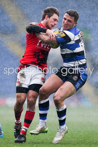 Sam Burgess Bath v Nic Reynolds London Welsh 2015