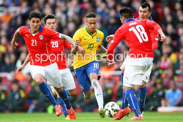 Neymar Brazil v Chile International Friendly