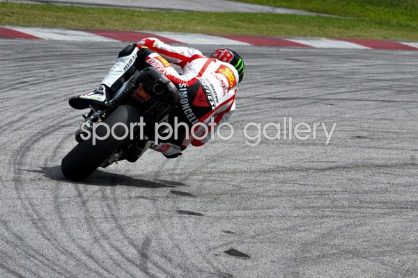Marco Simoncelli Rear View Malaysia 2011