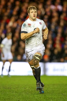 Joe Launchbury England v Scotland Six Nations 2014